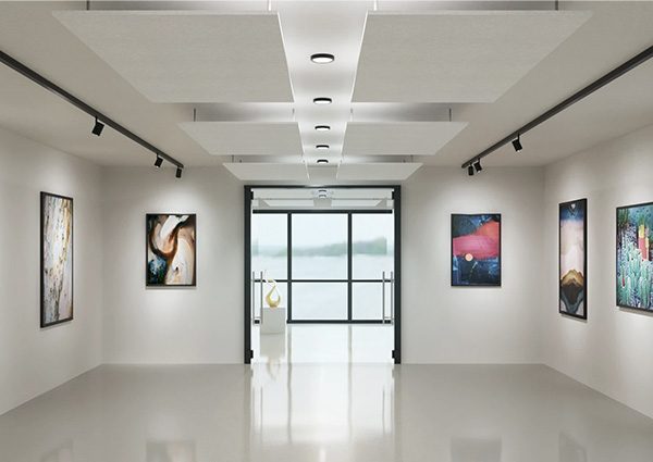 Soundseal Acoustic Ceiling Baffle installed by J.A. Brown